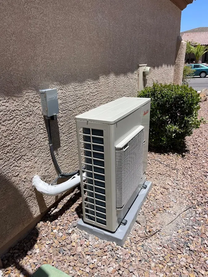 Residential air conditioning condenser unit in Branson